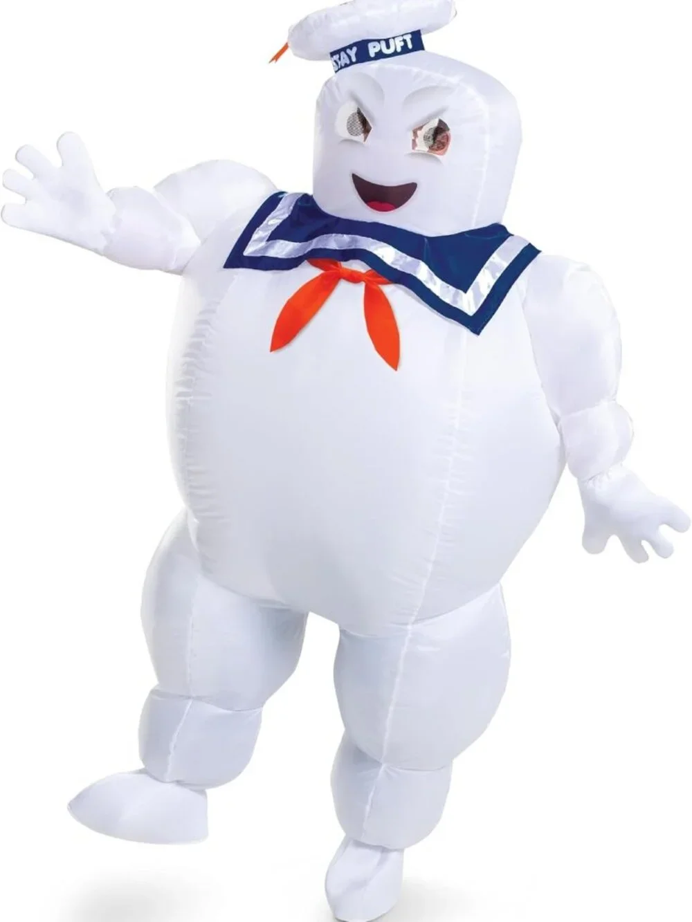 Inflatable Stay Puft Marshmallow Man Costume - Adult Size Blow Up Suit for